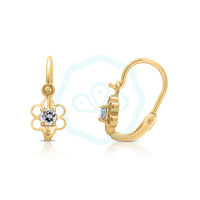 arany-elolkapcsos-feher-cirkonia-koves-gyermek-fulbevalo-au40033s