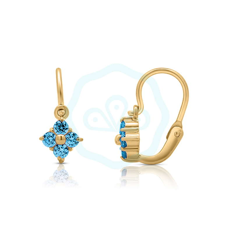 arany-elolkapcsos-kek-cirkonia-koves-gyermek-fulbevalo-au40021s