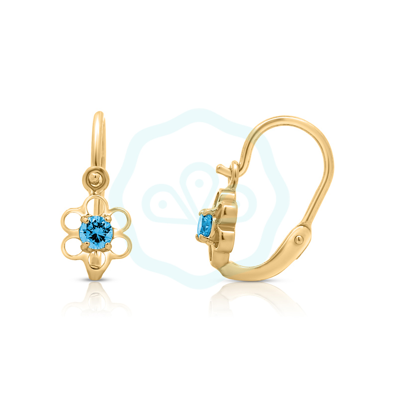 arany-elolkapcsos-kek-cirkonia-koves-gyermek-fulbevalo-au40031s