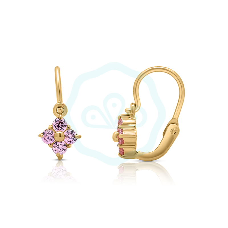 arany-elolkapcsos-rozsaszin-cirkonia-koves-gyermek-fulbevalo-au40020s