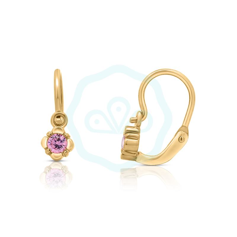 arany-elolkapcsos-rozsaszin-cirkonia-koves-gyermek-fulbevalo-au40050s