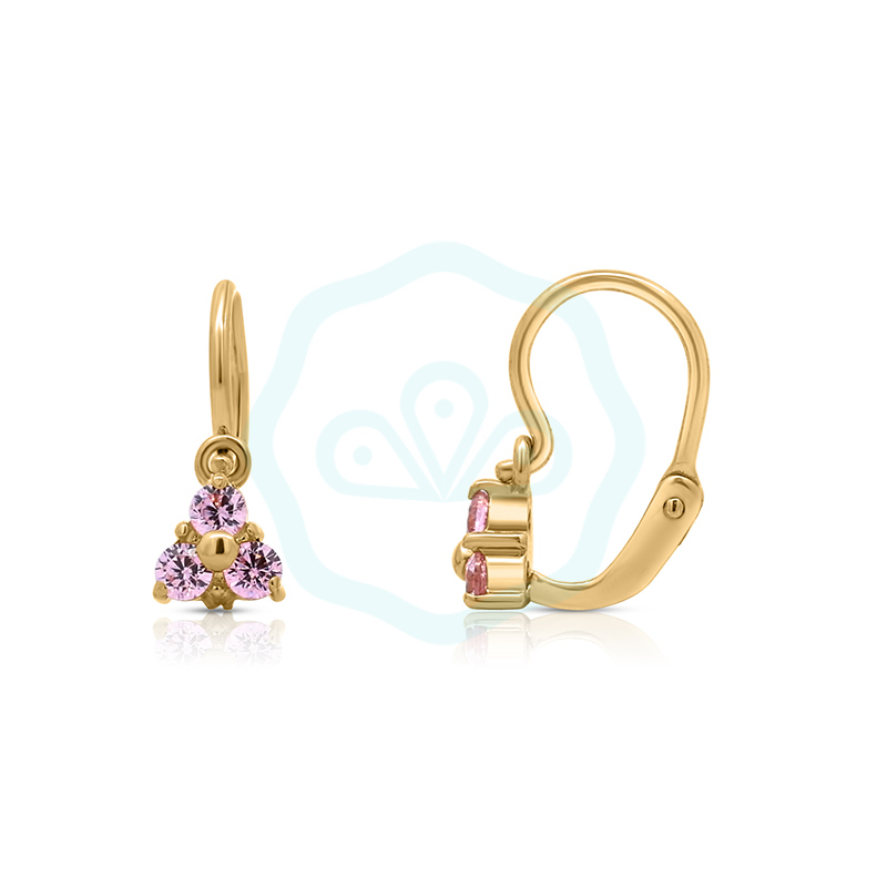 arany-elolkapcsos-rozsaszin-cirkonia-koves-gyermek-fulbevalo-au40060s