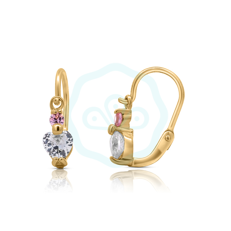 arany-elolkapcsos-sziv-feher-rozsaszin-cirkonia-koves-gyermek-fulbevalo-au40100s