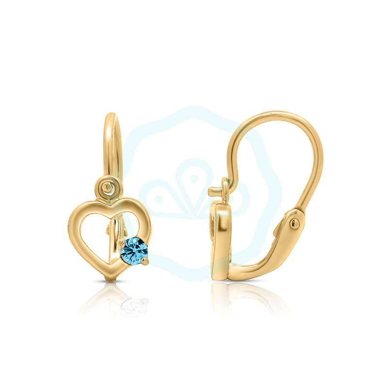 arany-elolkapcsos-sziv-kek-cirkonia-koves-gyermek-fulbevalo-au40091s