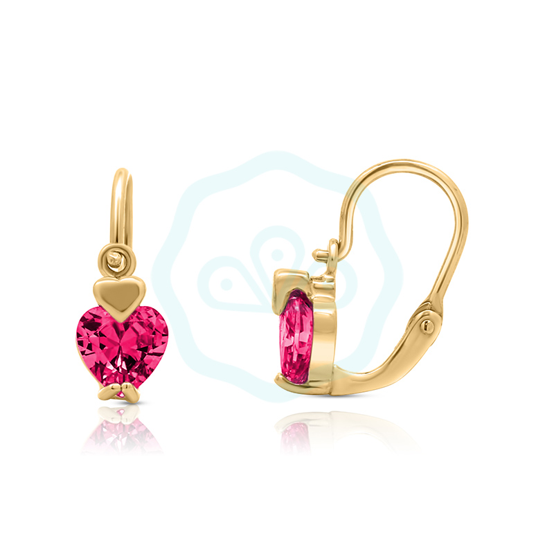 arany-sziv-elolkapcsos-pink-cirkonia-koves-gyermek-fulbevalo-au40072s