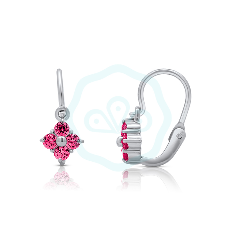 feher-arany-elolkapcsos-pink-cirkonia-koves-gyermek-fulbevalo-au40022f