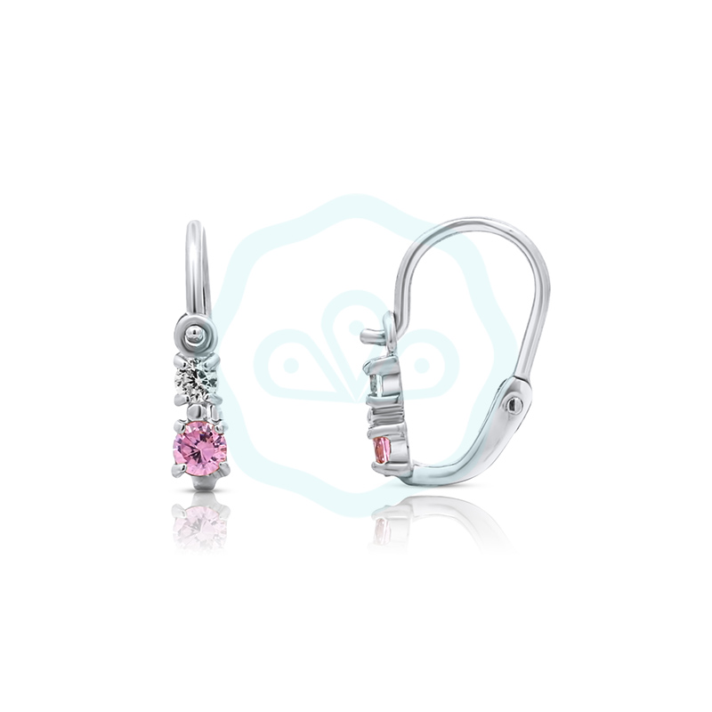 feher-arany-elolkapcsos-rozsaszin-feher-cirkonia-koves-gyermek-fulbevalo-au40200f