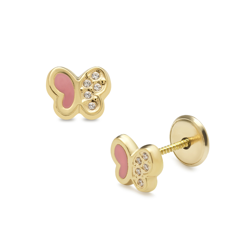 lisa-pillango-arany-koves-gyermek-fulbevalo-jtag-0283