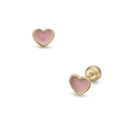 lisa-sziv-rozsaszin-belsovel-arany-gyermek-fulbevalo-jtag-0284-18